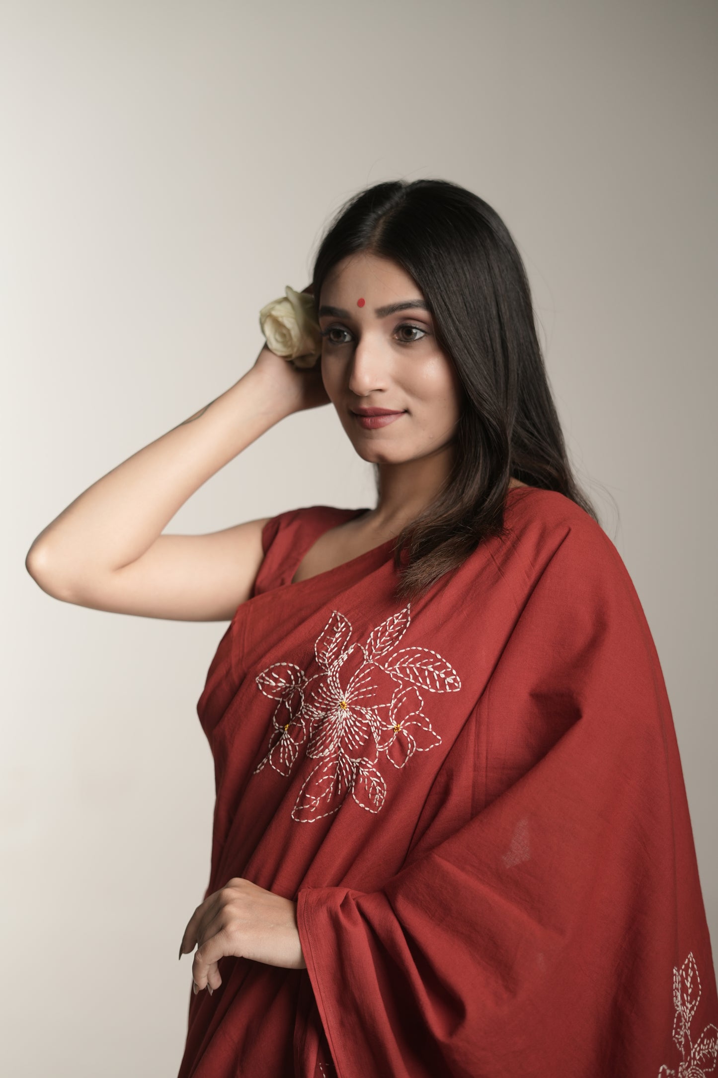 Champa Katha Work Saree